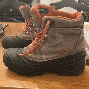 North Face chilkat lace boots. I am willing to negotiate prices too